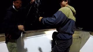 Man OverboardAlmost Goodbye Rod And Reel  San Diego  Night Bluefin Tuna Jig Fishing [upl. by Noreik]