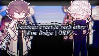 Fandoms react to each other  Kim Dokja  ORV [upl. by Bilac135]