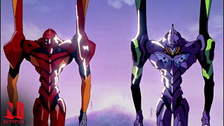 Neon Genesis Evangelion  MultiAudio Clip Fighting in Perfect Sync  Netflix Anime [upl. by Melisande491]