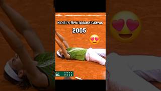 Nadals First Roland Garros 🥺 tennis tennismatch edit sports nadal [upl. by Jacqui]