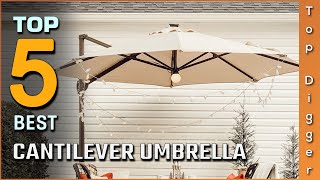 Top 5 Best Cantilever Umbrellas Review In 2023  Perfect Models For Any Budget [upl. by Curry]