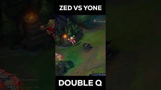 YONE VS ZED leagueoflegends zed yone bug [upl. by Dunstan125]