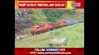 Territorial Army battalion in Manipur averts major train accident [upl. by Nnairahs]