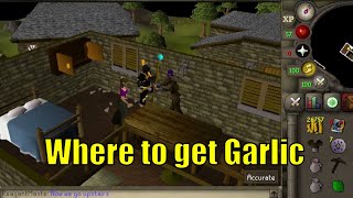 Where to Get Garlic for Vampire Slayer Quest in OSRS [upl. by Huskey]