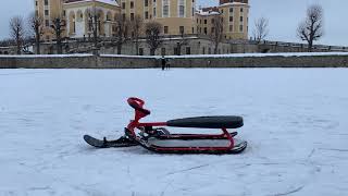 Vorstellung  Ersteindruck UNVERWÜSTLICH STIGA Snowracer Rennrodel Ultimate Pro [upl. by Yrelle]