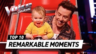 FUNNIEST MOMENTS amp MOST REMARKABLE Blind Auditions of 2019  The Voice Rewind [upl. by Nibas]