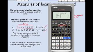 AS Maths  Statistics  Variance and Standard Deviation [upl. by Ggerk766]