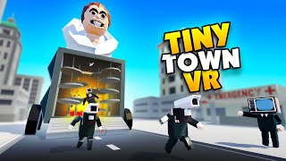 BUZZBLADE EXECUTIONER Grinds and Destroys Cameraman  Tiny Town VR [upl. by Lleder]