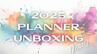 More 2025 Planner Unboxing  Sterling Ink [upl. by Lledyr964]