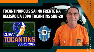 Tocantinópolis vence o Capital na partida de ida da final da Copa Tocantins sub20 [upl. by Laird]