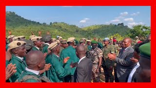 634 RDFtrained recruits in the Central African Republic celebrate their graduation [upl. by Lilla]