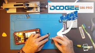 DOOGEE S86 PRO  Teardown  Démontage  Zerlegen  Smontare  拆卸  Remplacement du dock de charge [upl. by Severn185]