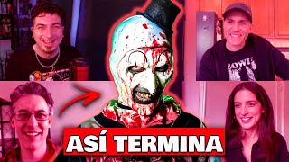 Así va a TERMINAR la saga TERRIFIER  Entrevista a Damien Leone David Thorton y Samantha Scaffidi [upl. by Erdman]