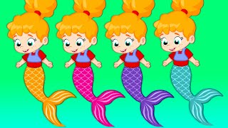 We meet three MERMAIDS  Cartoons for Kids  Groovy the Martian [upl. by Zuckerman]