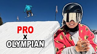 Snowboarding with Olympian amp Pro Skateboarder [upl. by Jaunita]