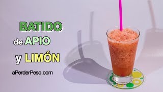 Batido depurativo y diurético de apio y limón [upl. by Kumar]