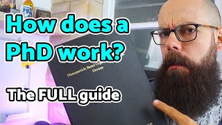 How does a PhD work The FULL guide [upl. by Adnawyek]