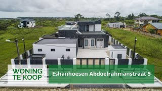 Eshanhoesen Abdoelrahmanstraat 5 • 378 m² Villa te Morgenstond Paramaribo Suriname [upl. by Epoillac870]