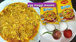 Egg Maggi Masala Recipe l Meggi Recipe l How to Make Maggi [upl. by Eiramyelhsa]