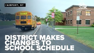 School district swaps start times for primary and secondary students [upl. by Divad]