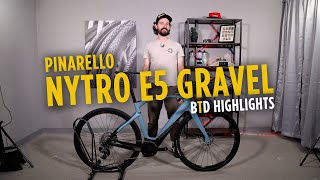 BTD Highlights  Pinarello Nytro E5 Gravel EBike [upl. by Names701]