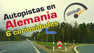 Autopista en Alemania  6 curiosidades  ir a 200 kmh y sin peaje [upl. by Bartolemo]