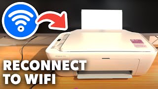 How to Reconnect HP Deskjet Printer to WiFi  Full Guide [upl. by Ahtera]