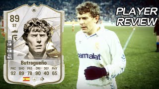 ¡EL PELE ESPAÑOL REVIEW EMILIO BUTRAGUEÑO 89 EAFC 24 FIFA 24 [upl. by Tizes8]