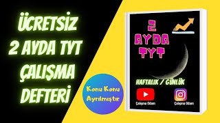 2 Ayda TYT Bitirme Programı  YKS [upl. by Greenland]