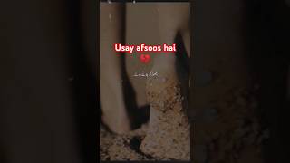 Usay afsoos hai 💔viralshort ytshorts sadwhatsappstatus feelpoetry by Feelings Fiction ❤️ [upl. by Negroj]