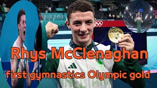 Ireland’s Rhys McClenaghan wins magnificent gold in pommel horse final [upl. by Magnien247]