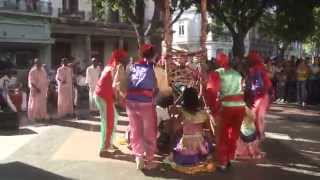 Maypole Ribbon Dance on Prado  Grupo BanRara  Havana Cuba [upl. by Sharos]