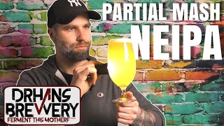 Partial MASH NEIPA  New England IPA Extract RECIPE [upl. by Dalury805]