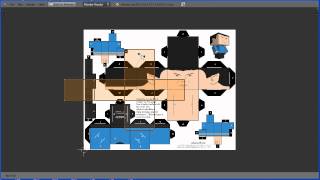 Blender UV Mapping Tutorial  Making a CubeeCraft Figure Mr Spock  Part 1 Head amp Body [upl. by Adnama159]