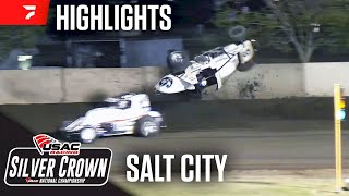 𝑯𝑰𝑮𝑯𝑳𝑰𝑮𝑯𝑻𝑺 USAC Silver Crown  Salt City Speedway  Hutchinson Kansas  Salt City 100  7202024 [upl. by Ttcos]