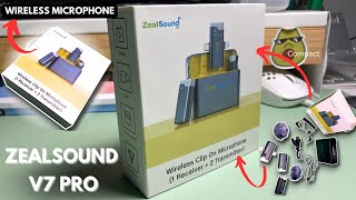 Zealsound V7 Pro Lavalier Microphone [upl. by Laktasic896]