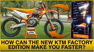 Can the 2024 KTM 450 SXF Factory Edition Make You Faster  First Look [upl. by Jackson674]