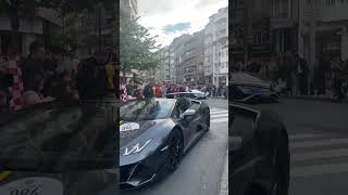 Lambos cruising in Knokke Lamborghini Knokke Supercars luxury CarSpotting automobile [upl. by Nilyaj781]