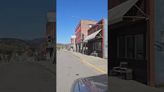 Main Street in Greenwood townsite Greenwood BC [upl. by Haididej]