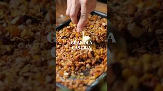 COMO FAZER GRANOLA CASEIRA 🥣👩🏼‍🍳 receitas granola cereal breakfast foryou fyp [upl. by Able]