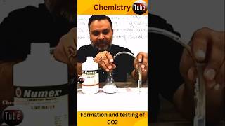 LABORATORY PREPARATION OF CARBON DIOXIDE GAS [upl. by Lorre]