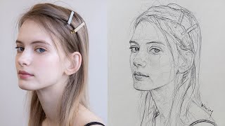 learn how to draw portraits with loomis method like a pro [upl. by Shannen]