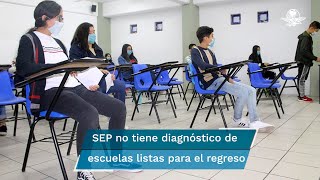 Sin claridad maestros y padres regresan a clase [upl. by Martreb]