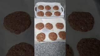 How to make burger patties recipeshorts [upl. by Nevram]