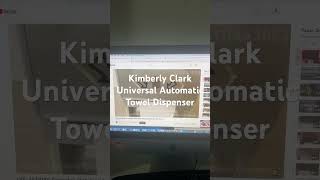 Kimberly Clark Universal Automatic Towel Dispenser greatwolflodge [upl. by Latsryc73]