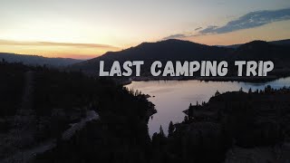 Last Camping Trip for The Summer  Lake Spaulding [upl. by Cordi]