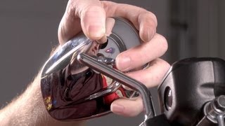 How to Install Motorcycle Mirrors on a HarleyDavidson by JampP Cycles [upl. by Emsmus]