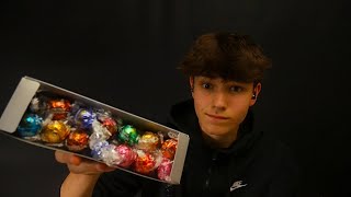 Trying Every LINDOR Flavour ASMR [upl. by Edmee]