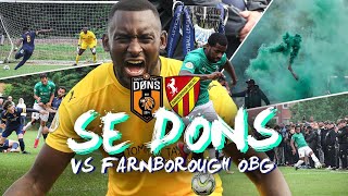 ‘WE ARE CHAMPIONS’  SE DONS vs Farnborough Sunday League Football [upl. by Wolsniw]