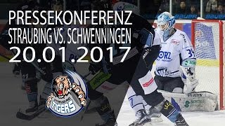 Pressekonferenz 39 Spieltag Straubing Tigers vs Schwenninger Wild Wings [upl. by Hi]